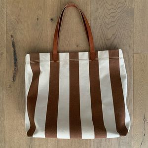 Madewell canvas transport tote